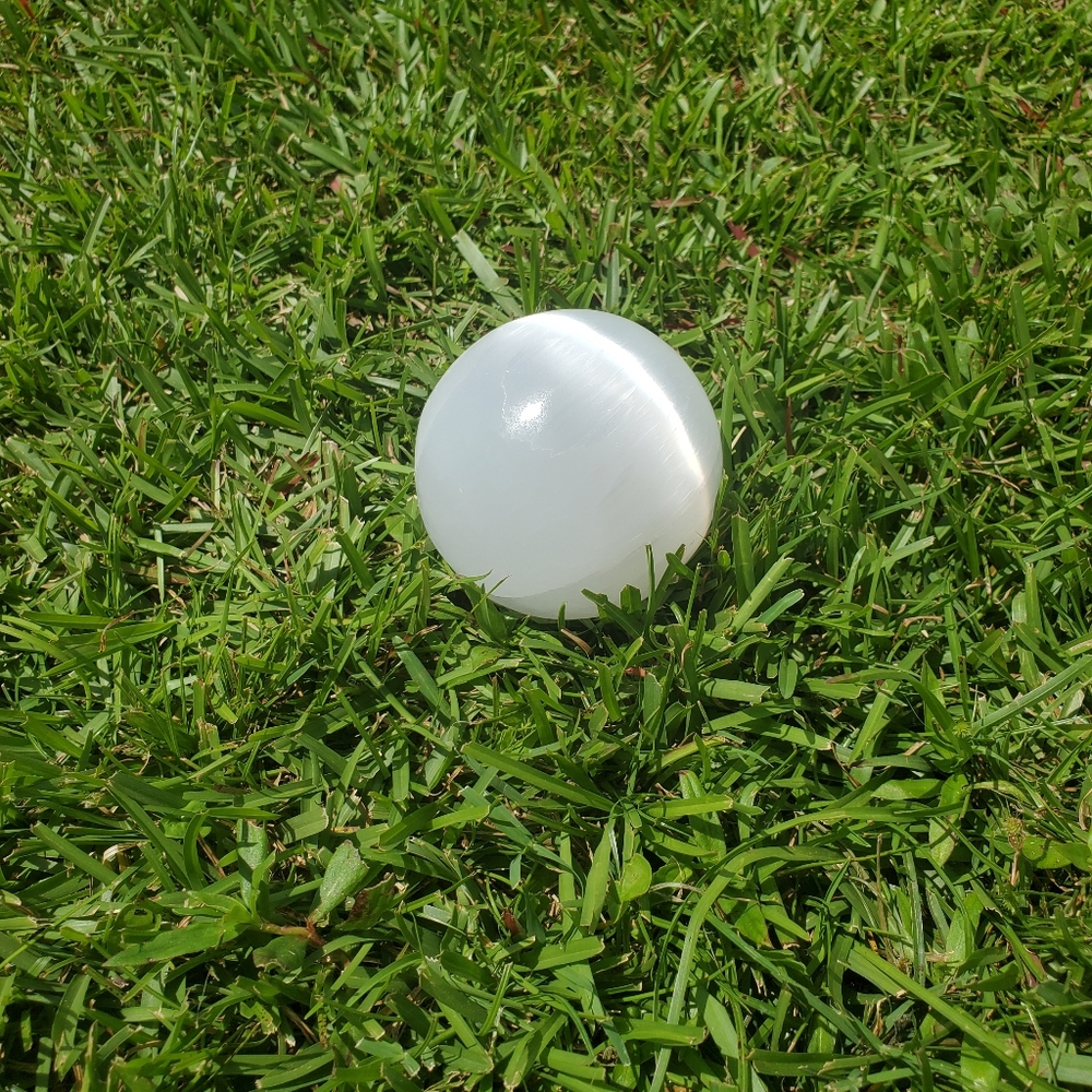 Selenite Crystal Sphere